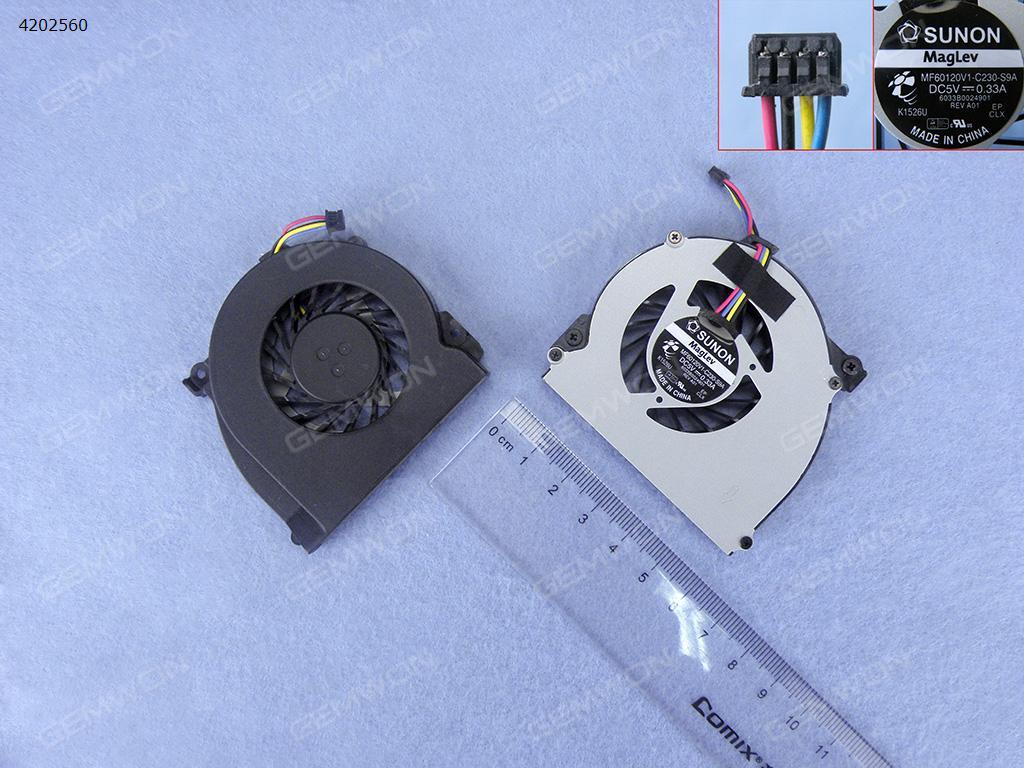 Picture of New Replacement CPU Cooling Fan For HP Elitebook 2560 2560P 2570 2570P(Original) MF60090V1-C130-S9A 651378-001    DFS451205MB0T    6033B0024501 Layout