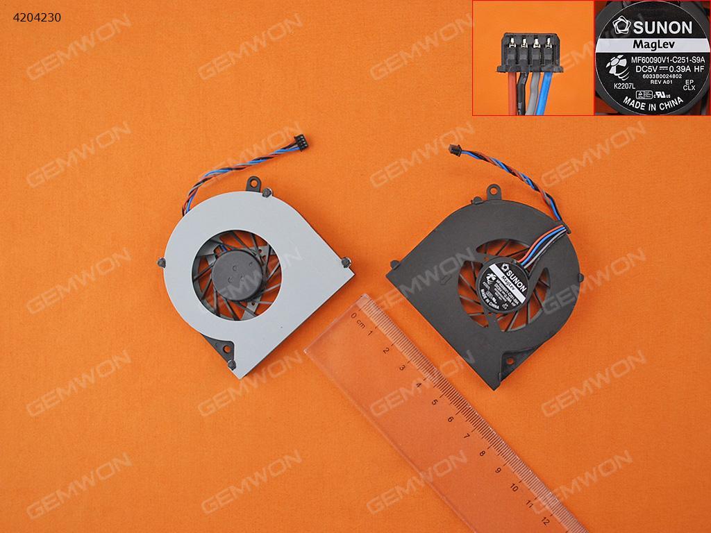 Picture of New Replacement CPU Cooling Fan For HP Probook 4230S 4231S DV4-4000(Original) MF60090V1-C251-S9A      KSB0505HB  DFS491105MH0T  KSB0505HB Layout