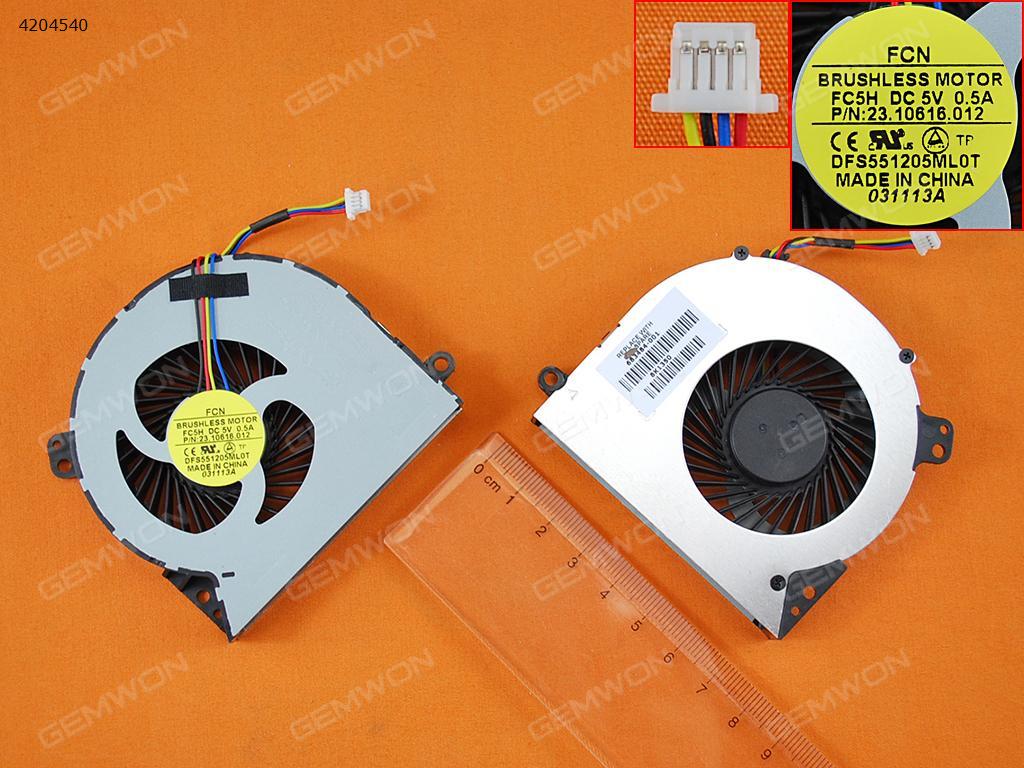 Picture of New Replacement CPU Cooling Fan For HP Probook 4540S 4740S 4745S(Original) DFS551205ML0T  DFS551205MLUT 683484-001     23·10616·011 Layout