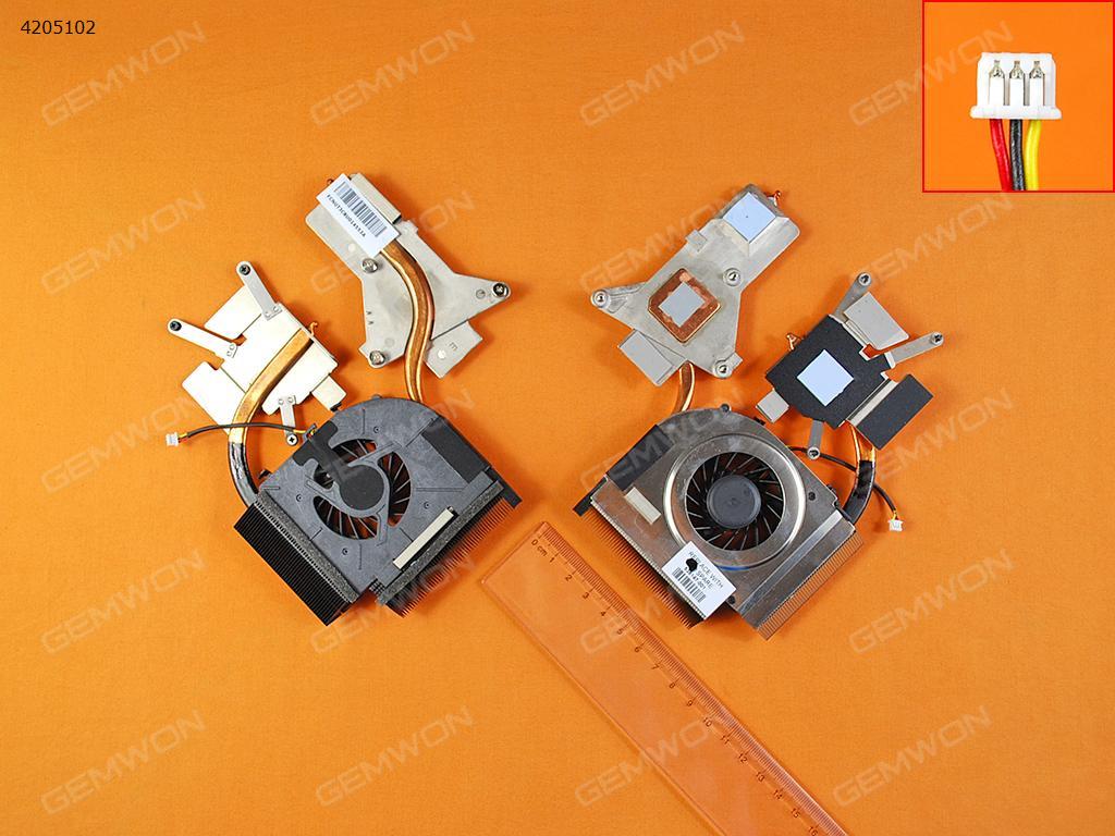 Picture of New Replacement CPU Cooling Fan For HP DV5-1000 DV5T-1000(For Intel,Discrete Video card,Heatsink Version2) 538147-001 Layout
