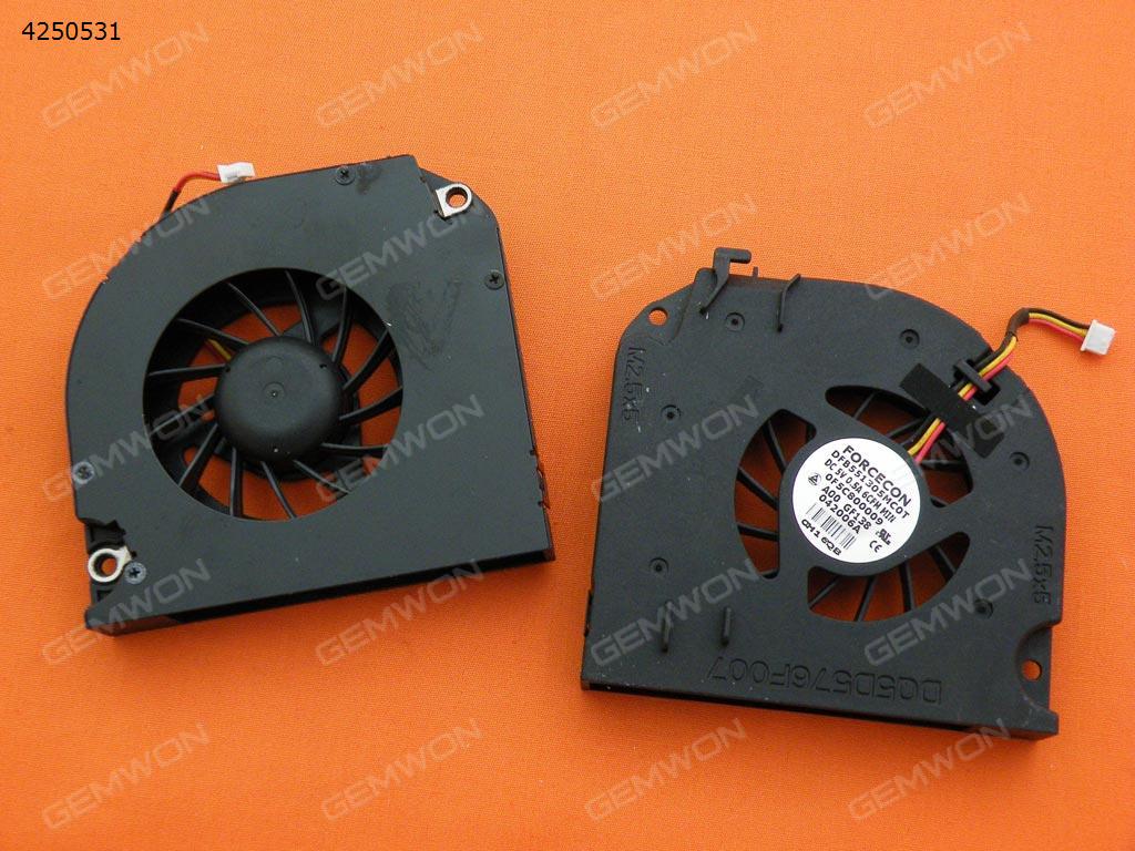 Picture of New Replacement CPU Cooling Fan For DELL Latitude D531 D820 D830 Precision M65(Original) DFB551305MC0T E105866 NP8651A00 MCF-C16BM05-2(DC 5.0V  0.44A)  DFS551305MC0T Layout