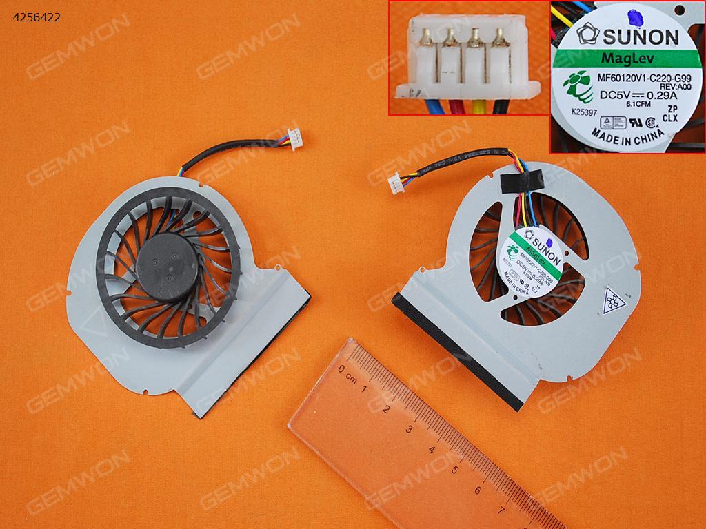 Picture of New Replacement CPU Cooling Fan For DELL E6420 (Independent Graphics)(some scrathes) MF60120V1-C220-G99 Layout
