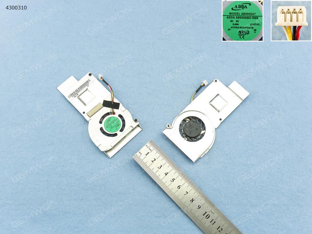 Picture of New Replacement CPU Cooling Fan For Gateway LT31 LT3103u ZA8 (new,Some scratches) AB5405MX-RBB Layout