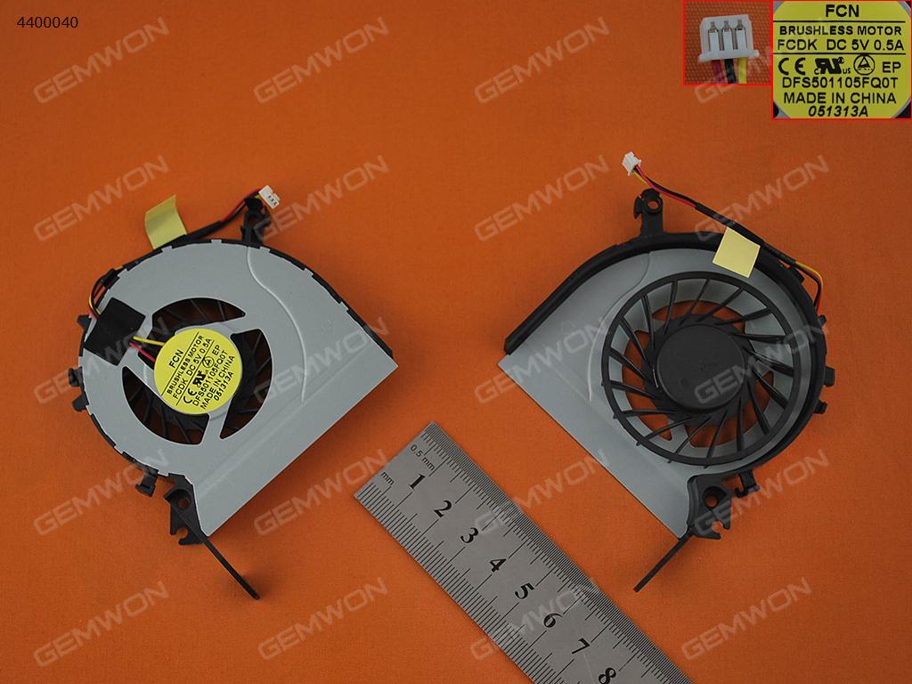 Picture of New Replacement CPU Cooling Fan For Toshiba C40 C40-A(Original) DFS501105FQ0T  MF60090V1-C630-G99 Layout