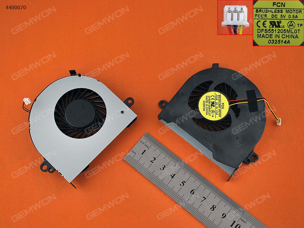 Picture of New Replacement CPU Cooling Fan For Toshiba C70-A C70D-A C75 C75D L75 L75D L75D-A DFS551205ML0T   MF60120V1-C640-G99 Layout