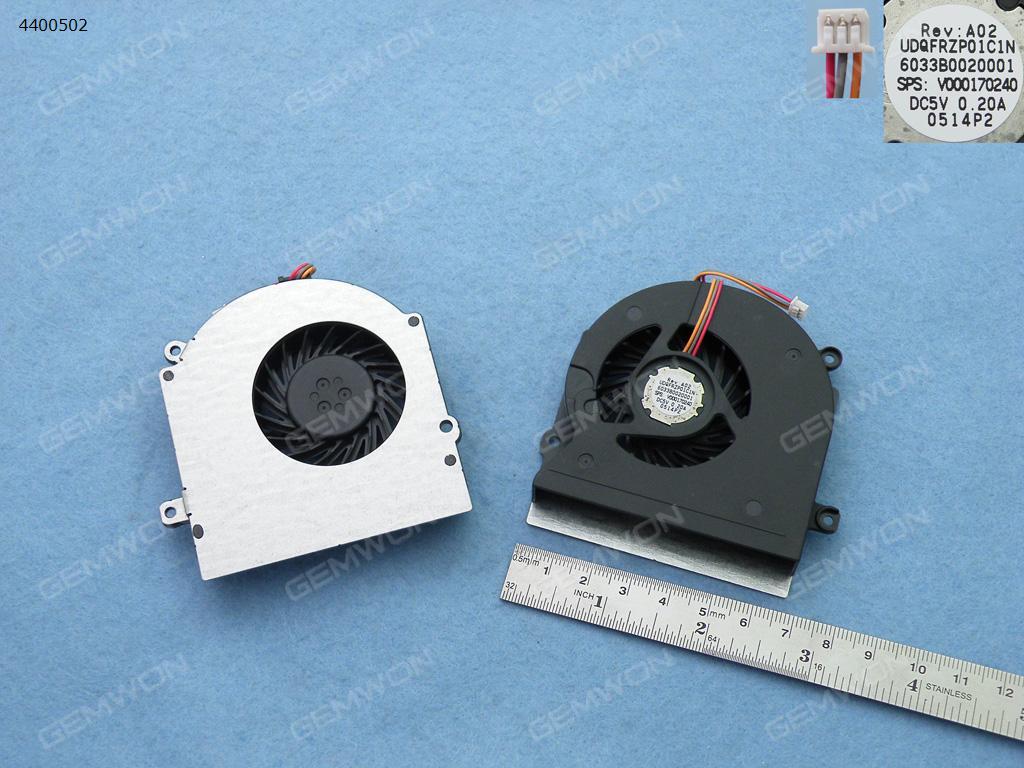 Picture of New Replacement CPU Cooling Fan For TOSHIBA Satellite  L582 L510(For Intel,Original) UDQFRZP01C1N(DC5V 020A) Layout