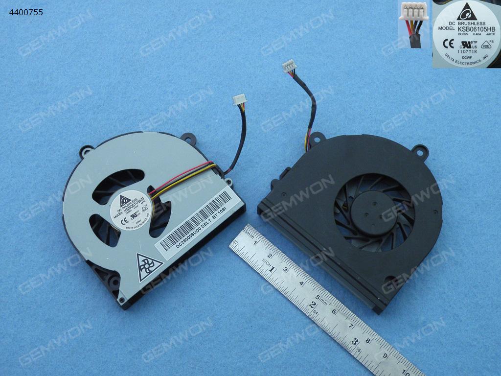 Picture of New Replacement CPU Cooling Fan For TOSHIBA Satellite P775 (4Pin) KSB06105HB DC280009UD0(DC05V 0.40A)  MF60090V1-C262 Layout