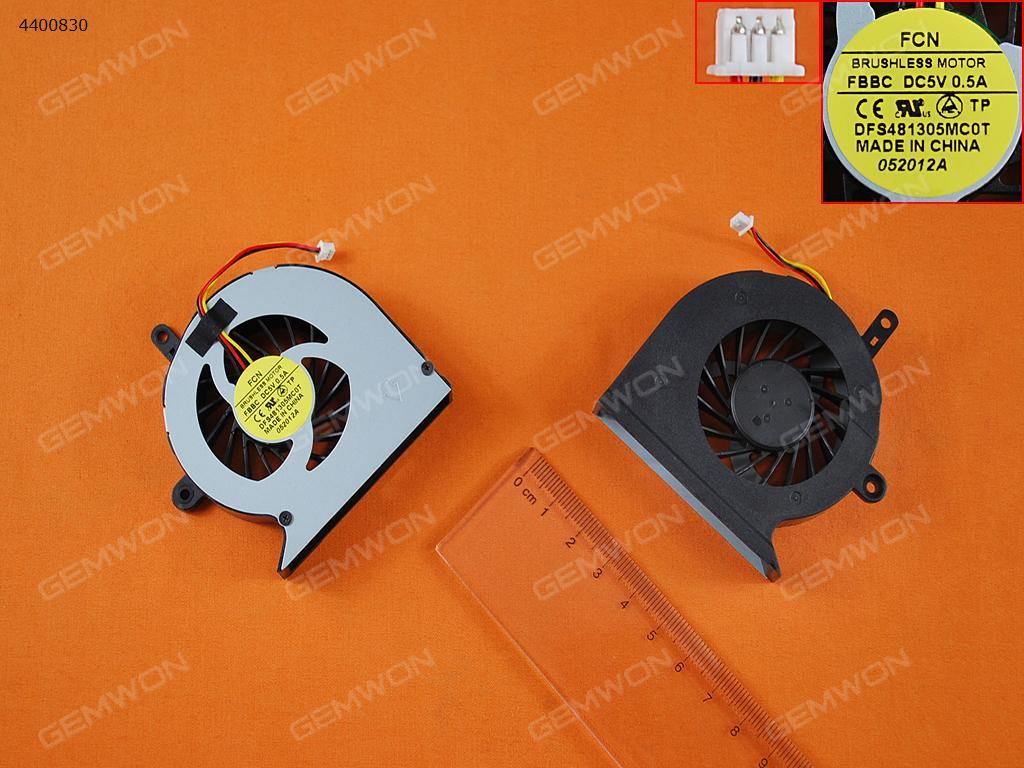 Picture of New Replacement CPU Cooling Fan For TOSHIBA SATELLITE L830(Original) DFS481305MC0T Layout