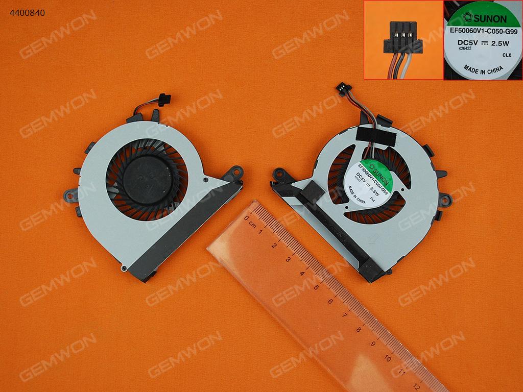 Picture of New Replacement CPU Cooling Fan For TOSHIBA Satellite U840 U845(Original) EF50060V1-C050-G99 Layout