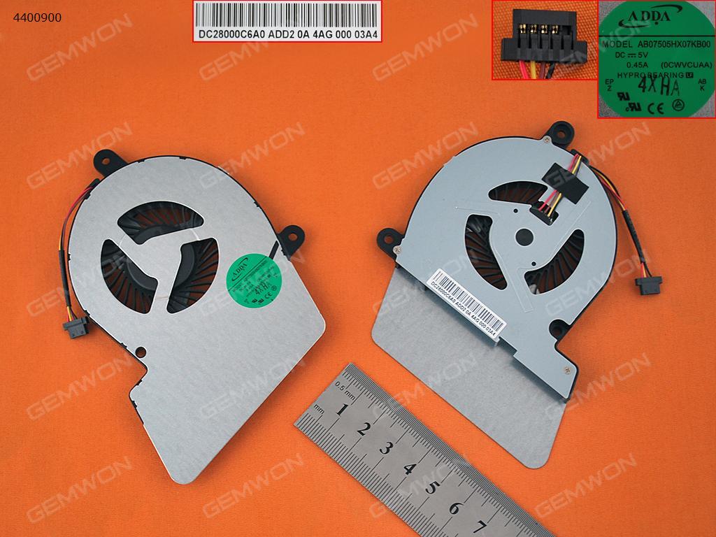Picture of New Replacement CPU Cooling Fan For Toshiba Satellite U900 U940 U945(Original) AY06505HX14D300  AB07505HX07KB00 Layout