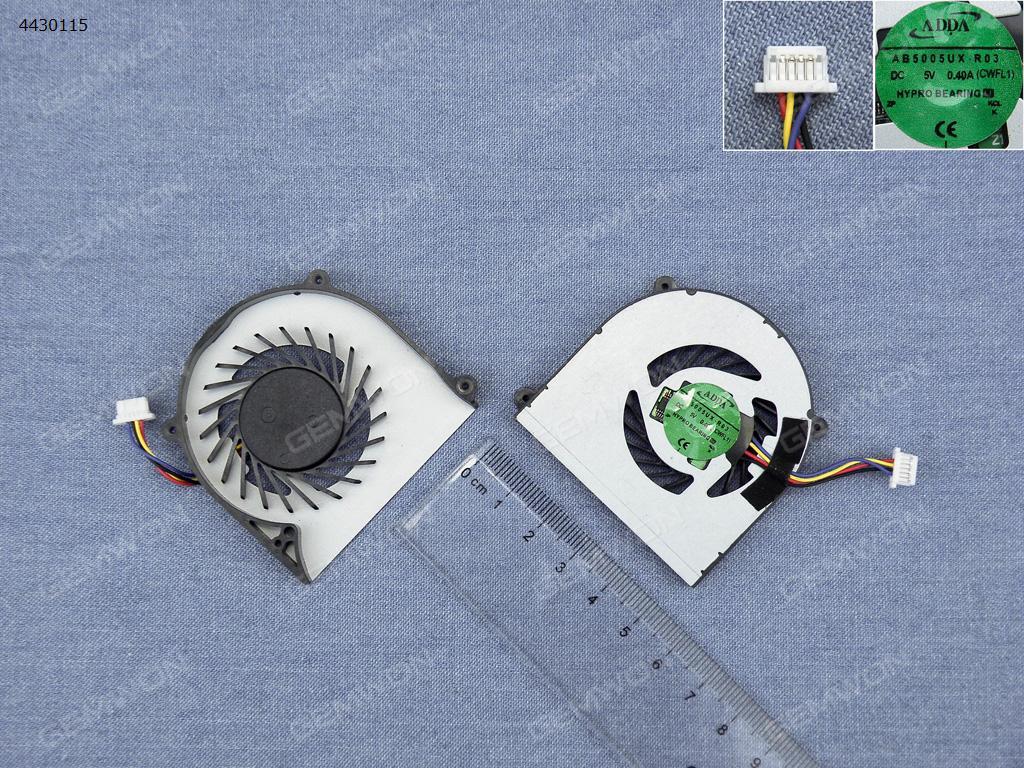 Picture of New Replacement CPU Cooling Fan For SONY VPC Y218 Y115 Y118 YA26 YB15 YB3 AB5005UX     AY06505HX14D300    AB5605HX-Q0B Layout