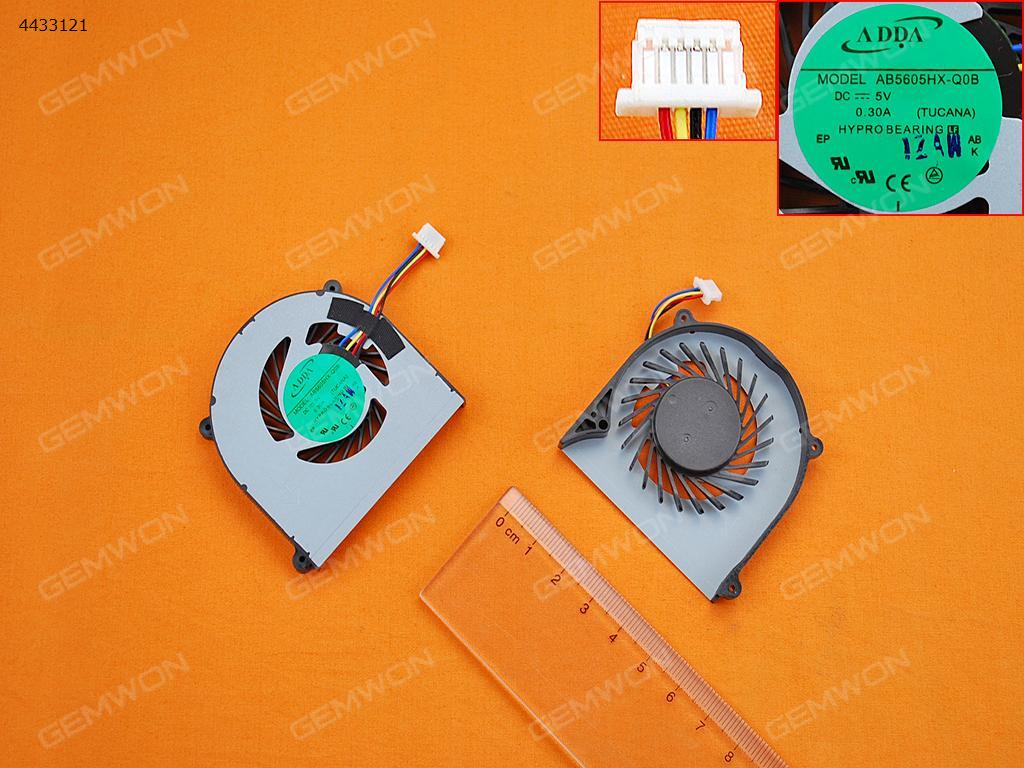 Picture of New Replacement CPU Cooling Fan For SONY PCG-31211M(Original) AB5605HX-Q08  AY06505HX14D300  AB7205HX-GC1 Layout
