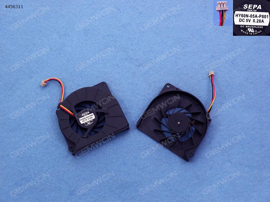 Picture of New Replacement CPU Cooling Fan For FUJITSU LifeBook s6311 s6510 s6410 s2210(Original) MCF-S6055AM05B  HY60N-05A-P801  UDQF2HH01CAR    UDQFWPH25CFJ Layout