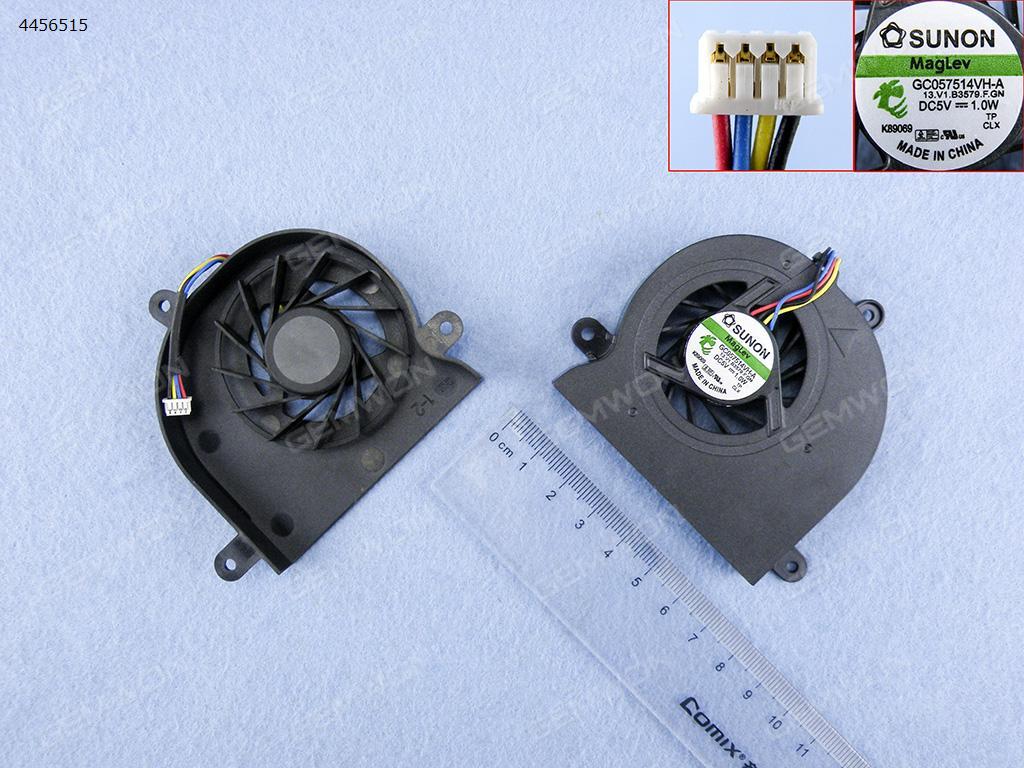 Picture of New Replacement CPU Cooling Fan For FUJITSU Siemens Esprimo V6515 V6555 GC057514VH-A    GC055515VH-A Layout