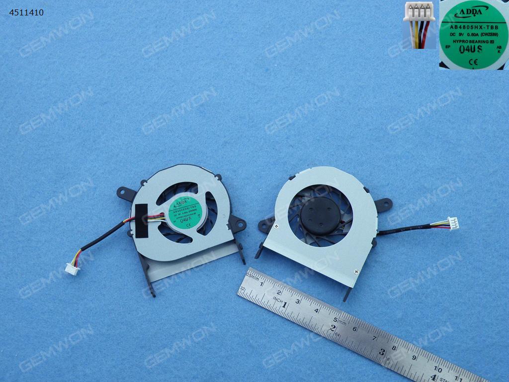 Picture of New Replacement CPU Cooling Fan For acer aspire 1410 1410T 1810T(Original) AB4805HX-TBB(DC 5V 0.50A) Layout