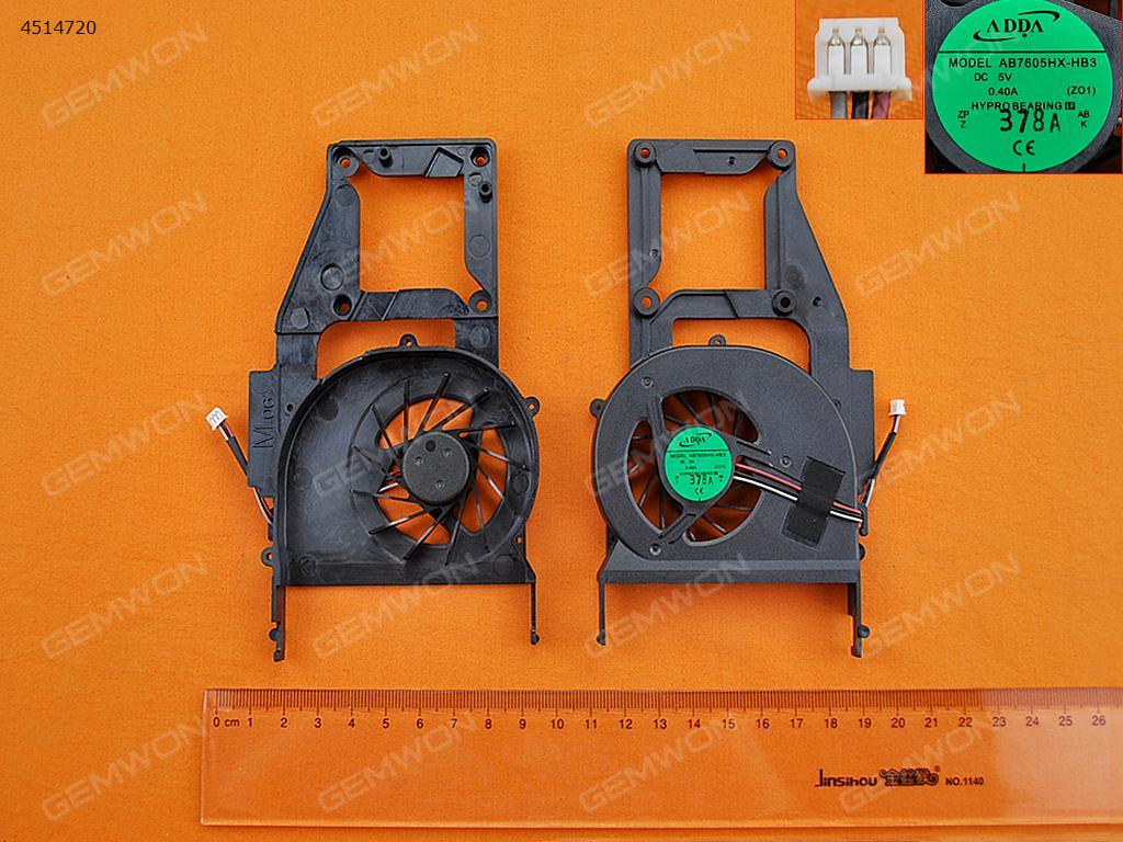 Picture of New Replacement CPU Cooling Fan For acer aspire 4320 4320G 4720 4720G 4720Z(Original) AB7605HX-HB3 Layout