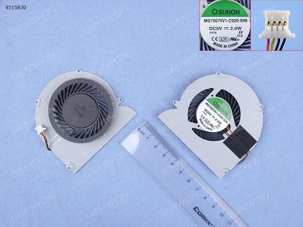 Picture of New Replacement CPU Cooling Fan For acer aspire 5830T(Original) MG75070V1-C020-S99       KSB0605HC Layout