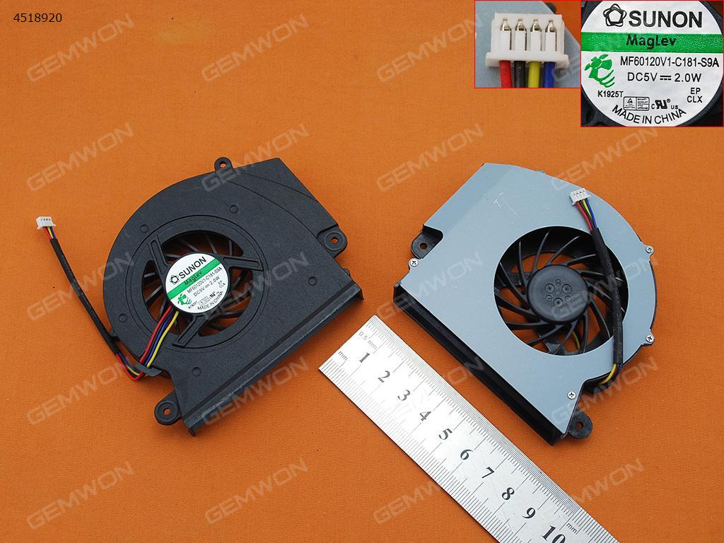 Picture of New Replacement CPU Cooling Fan For acer aspire 8920G 8930G(OEM) GC055515VH-A     MG60090V1-C060-S99  MF60120V1-C181-S9A   UDQF2JH11CQU   BRUSHLESS Layout