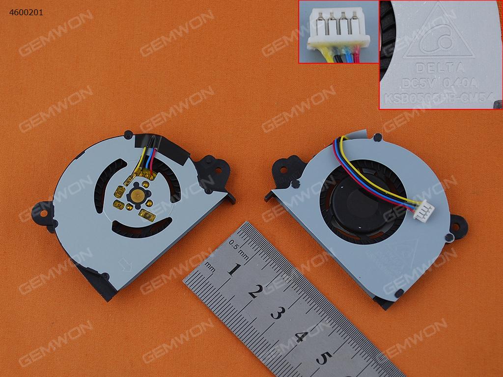 Picture of New Replacement CPU Cooling Fan For ASUS VivoBook S200E(Original) AB05105HX060B00 KSB0505HB-CM54 Layout