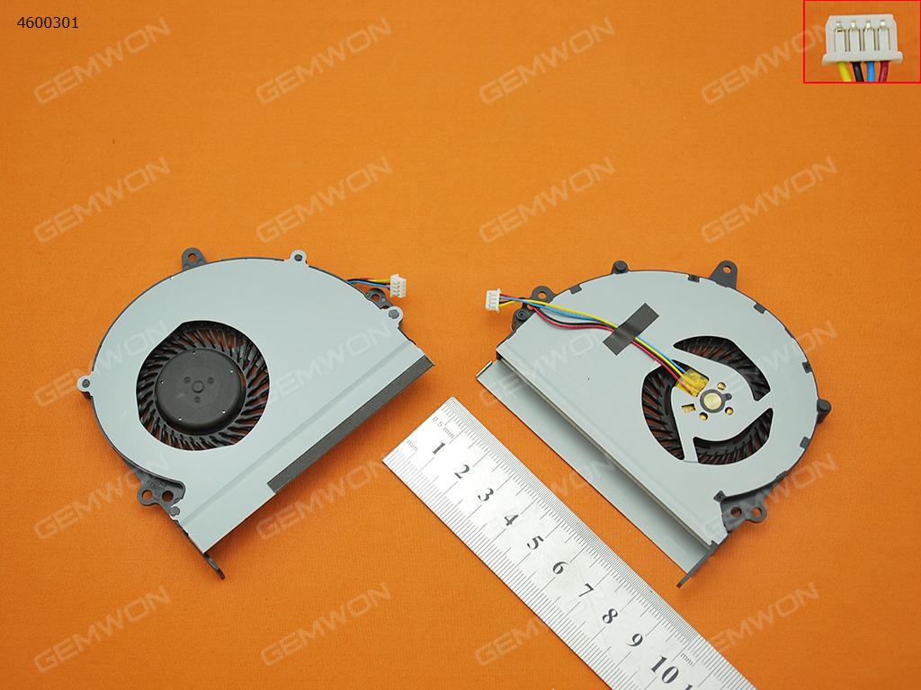 Picture of New Replacement CPU Cooling Fan For ASUS X301A F301A(Original) KSB0705HB Layout