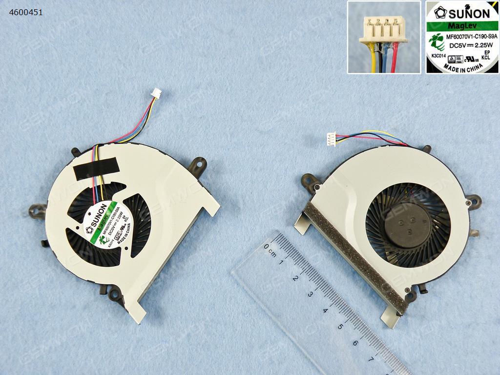 Picture of New Replacement CPU Cooling Fan For ASUS VivoBook S451 14"(Original) MF60070V1-C190-S9A Layout