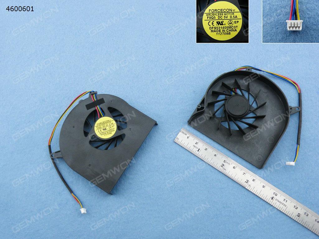 Picture of New Replacement CPU Cooling Fan For ASUS M60 M60J M60P DFS531405MC0T Layout