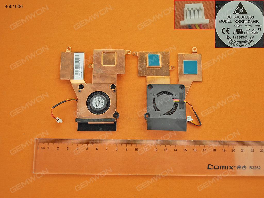 Picture of New Replacement CPU Cooling Fan For ASUS EEEPC 1005HA 1005H 1001HA 1001PX 1001PQ(Heatsink) KSB0405HB-9M1T Layout