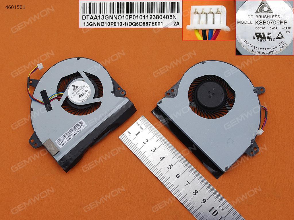 Picture of New Replacement CPU Cooling Fan For ASUS X501A(pulled) EF75070S1-C000-S99 Layout