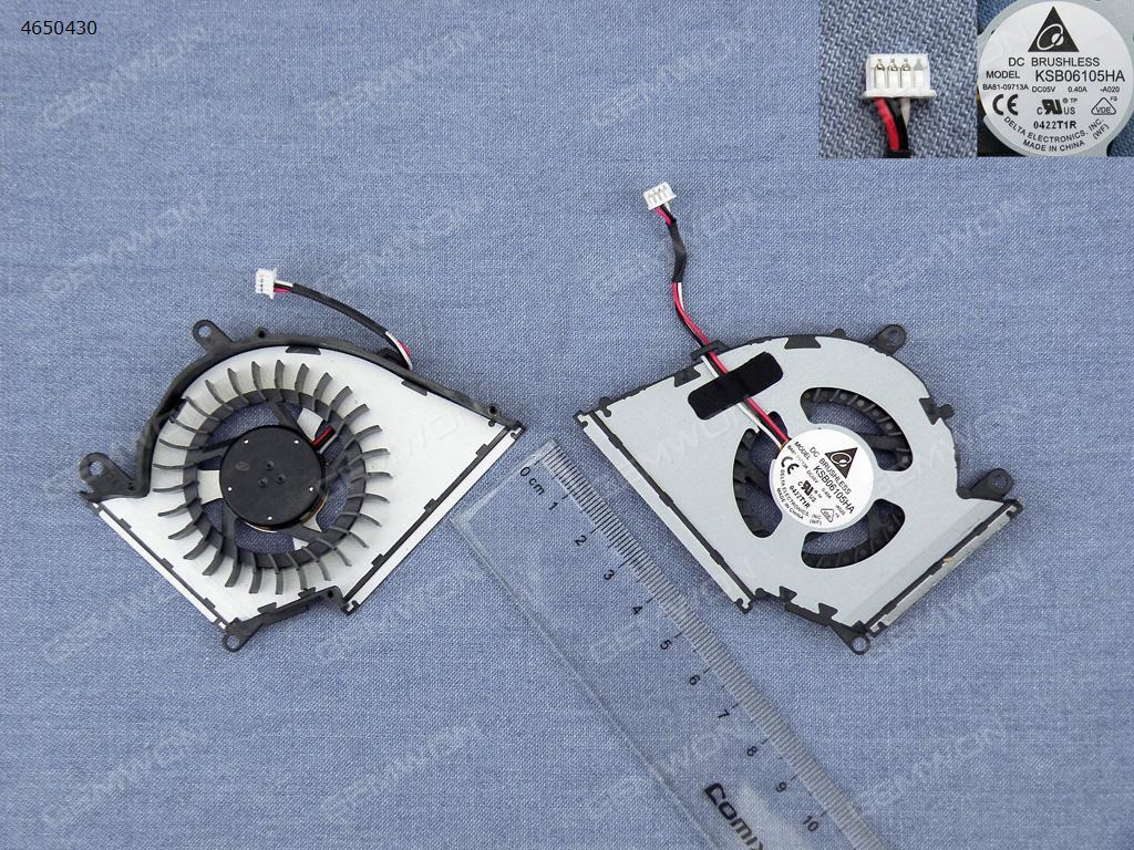 Picture of New Replacement CPU Cooling Fan For Samsung Q430 Q530 Q330 Q460 P330(Original) KSB06105HA-AB24  DFS470805WL0T Layout