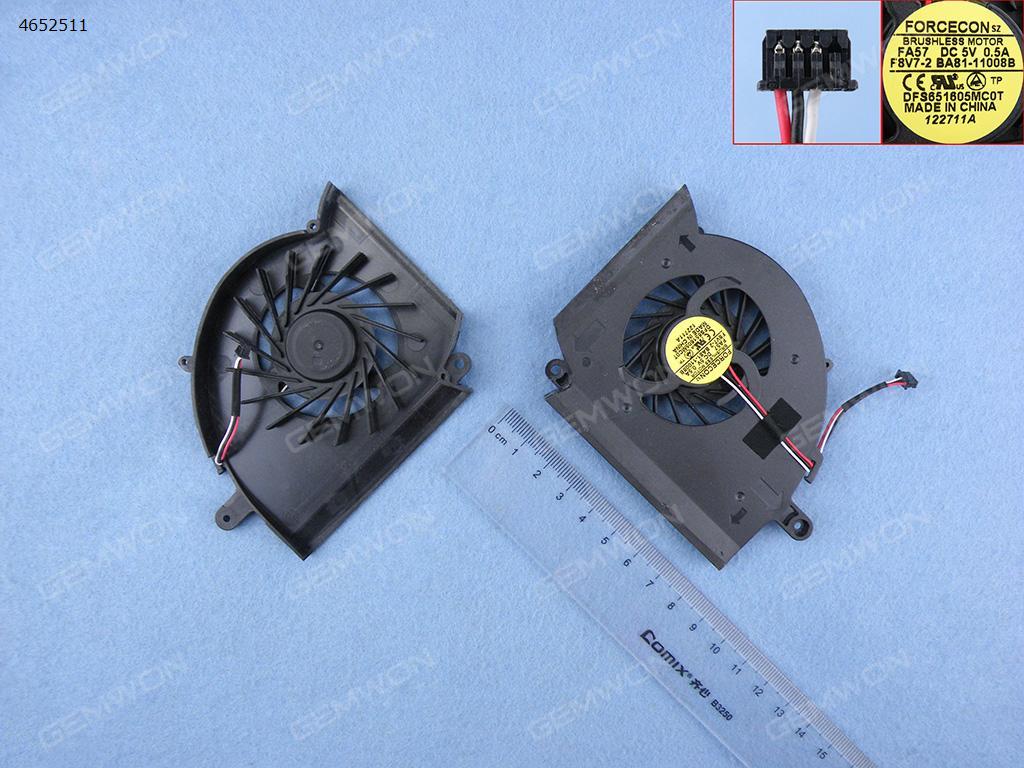 Picture of New Replacement CPU Cooling Fan For Samsung RF510 RF511 RF710 RF712 RC530 RC730 (Original) DFS651605MC0T F8V7-2 BA81-11008B    KSB0705HA-AF75 Layout