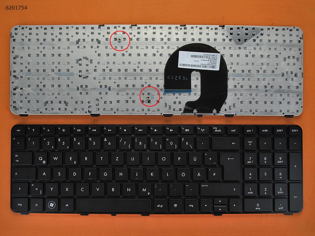 Picture of New Replacement Laptop Keyboard For HP DV7-4000 BLACK FRAME BLACK(with BLACK OEM FRAME) GR Layout