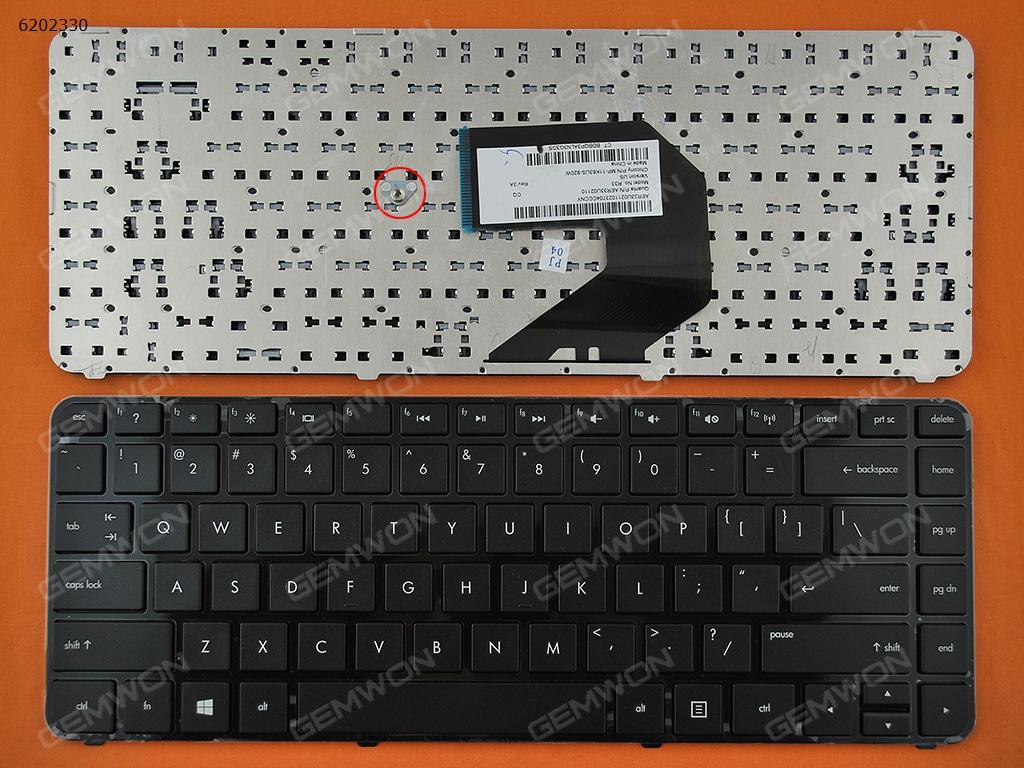 Picture of New Replacement Laptop Keyboard For HP Pavilion G4-2000 GLOSSY FRAME BLACK(Without foil,For Win8) US Layout
