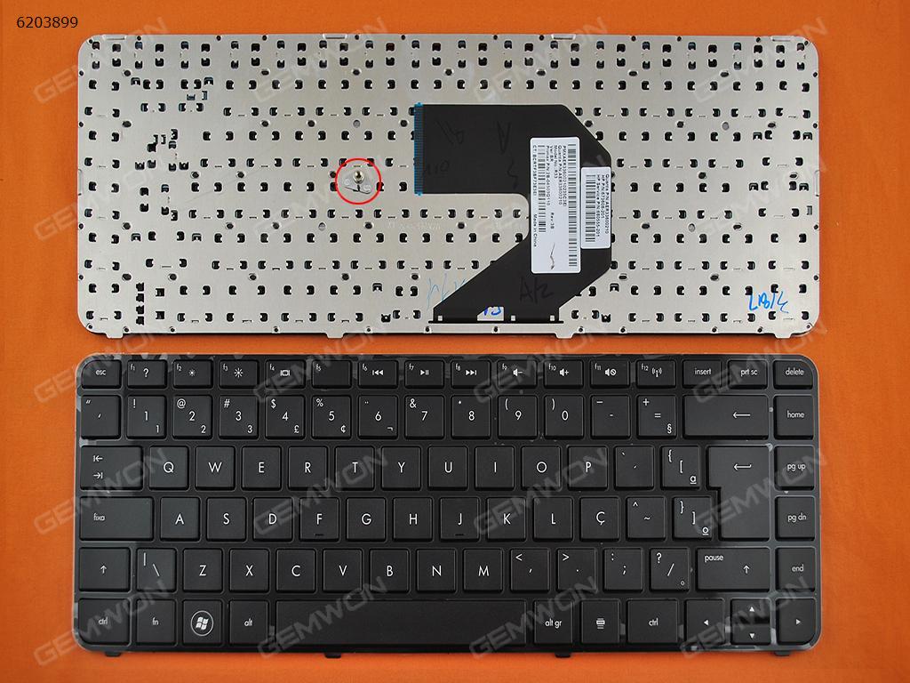 Picture of New Replacement Laptop Keyboard For HP Pavilion G4-2000 GLOSSY FRAME BLACK(Without foil) BR Layout