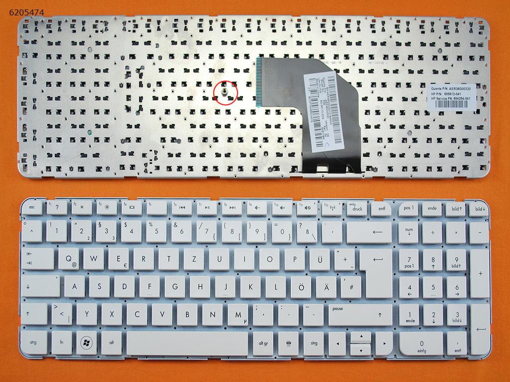 Picture of New Replacement Laptop Keyboard For HP G6-2000 WHITE (Without FRAME) GR Layout