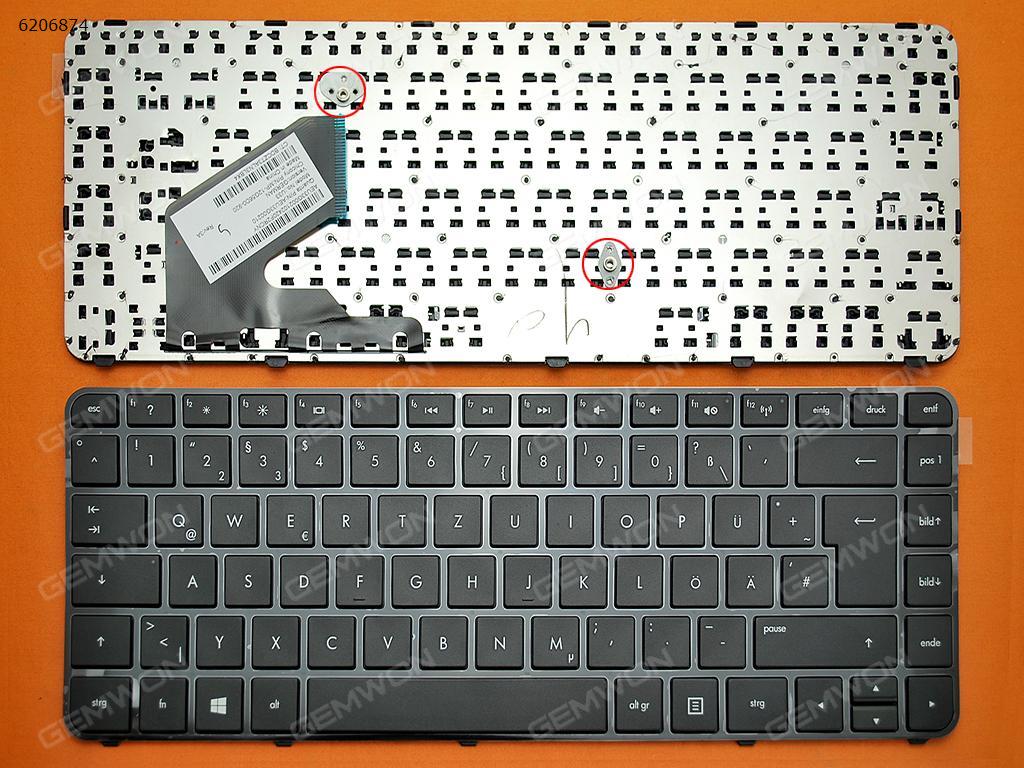 Picture of New Replacement Laptop Keyboard For HP Pavilion 14-B000 GLOSSY FRAME BLACK(Without Foil,Win8) GR Layout