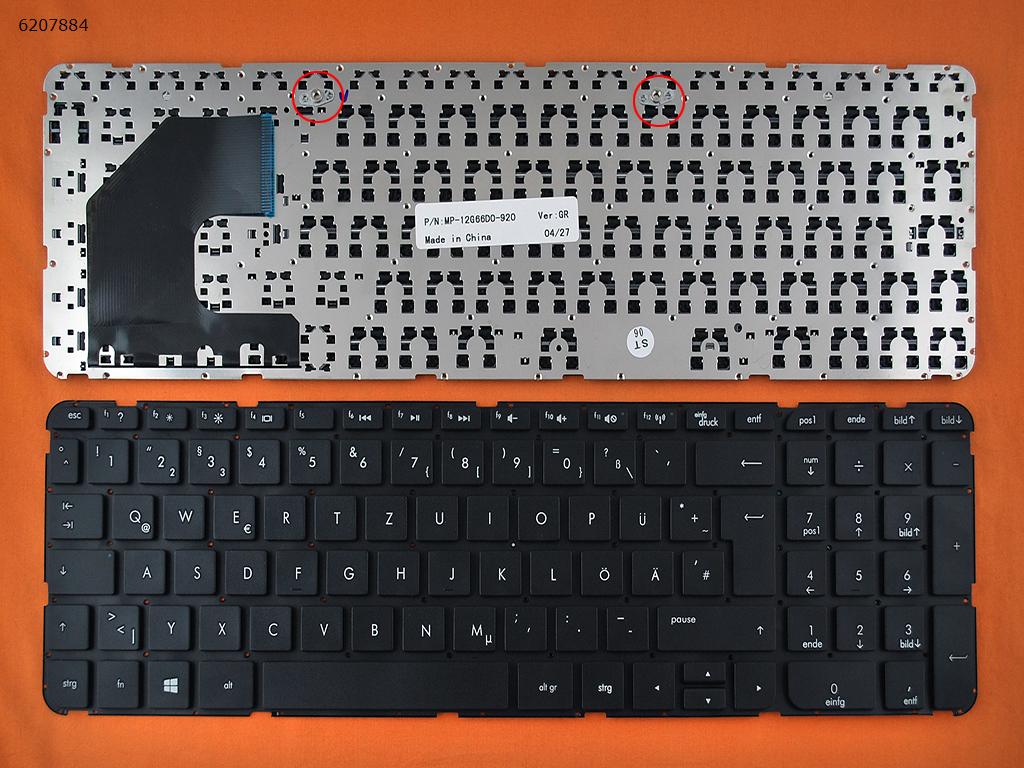 Picture of New Replacement Laptop Keyboard For HP Pavilion 15-B1420X BLACK(Without FRAME,Without Foil,Win8) Gr Layout
