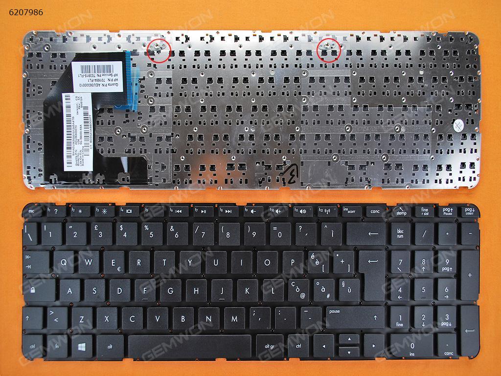 Picture of New Replacement Laptop Keyboard For HP Pavilion 15-B1420X BLACK(Without FRAME,Without Foil,Win8) IT Layout