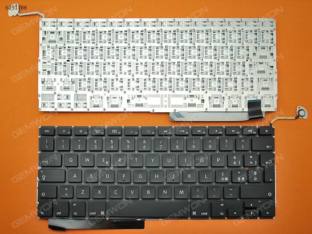 Picture of New Replacement Laptop Keyboard For APPLE Macbook Pro A1286 BLACK(without Backlit) IT Layout