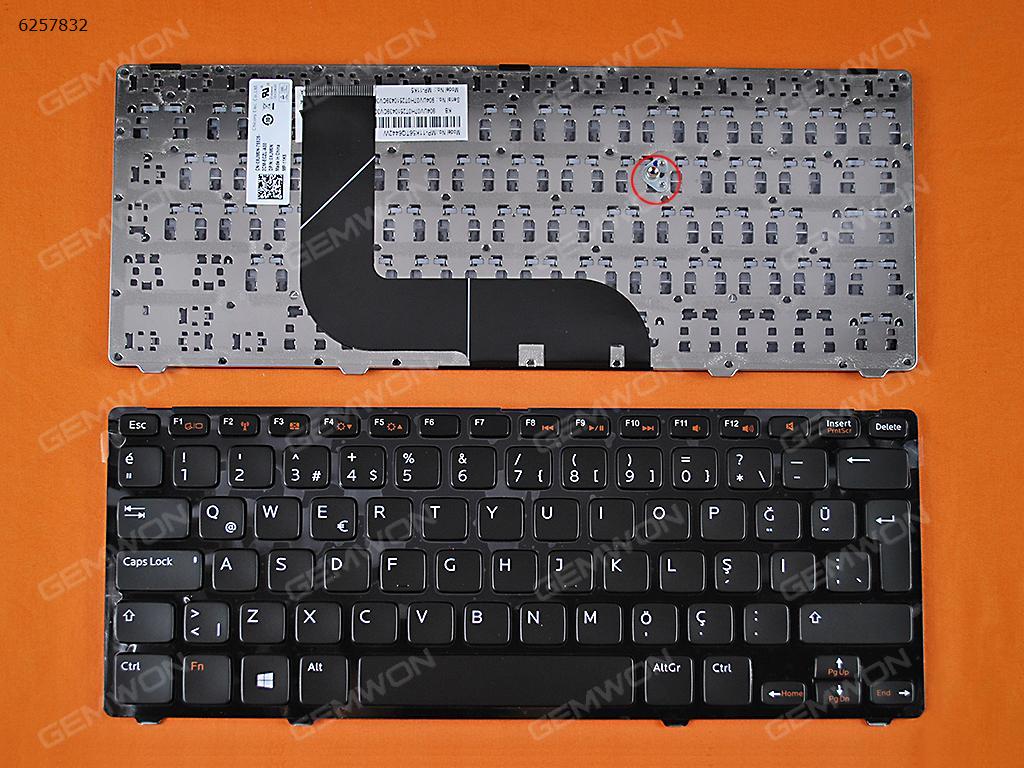 Picture of New Replacement Laptop Keyboard For DELL 14Z-5423 14Z-3360 GLOSSY FRAME BLACK(For Win8) TR Layout