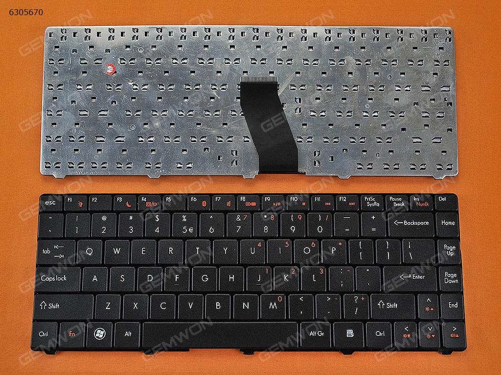 Picture of New Replacement Laptop Keyboard For GATEWAY NV4800 BLACK OEM (Without foil) US Layout