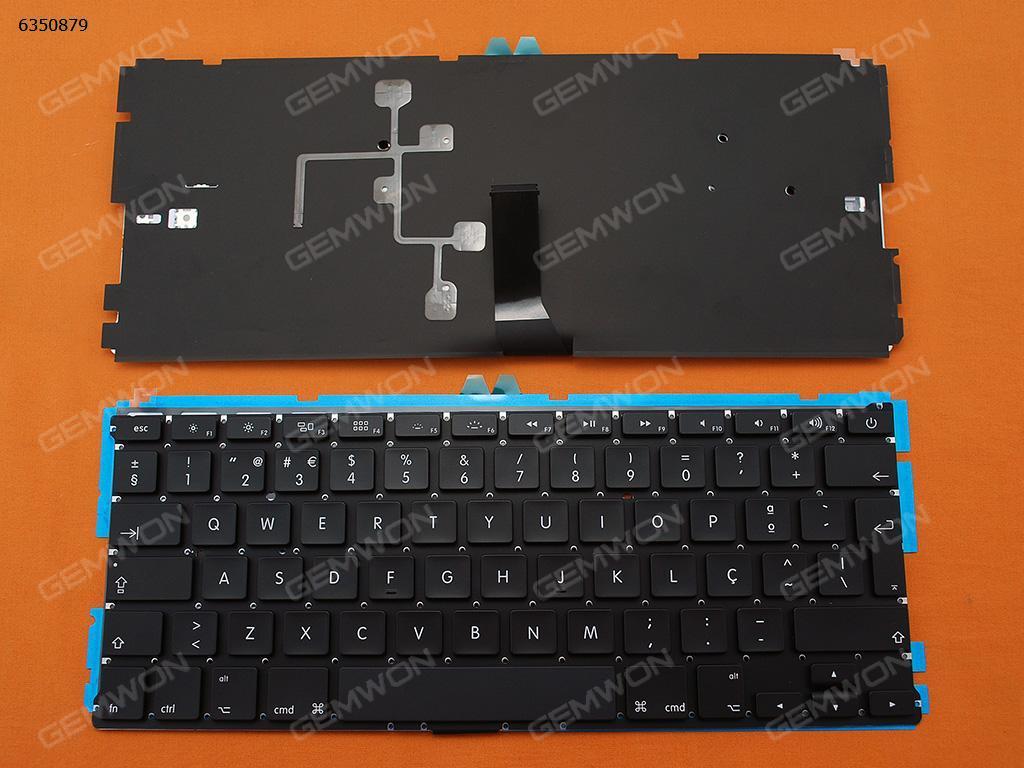 Picture of New Replacement Laptop Keyboard For APPLE Macbook Air A1369 A1466 MC965 MC966 MC503 MC504 13" BLACK For 2011-2015(With Backlit Board) PO Layout