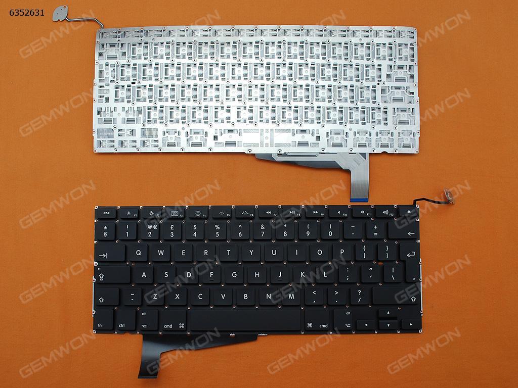Picture of New Replacement Laptop Keyboard For APPLE Macbook Pro A1286 BLACK (For 2008, For Backlit) Uk Layout