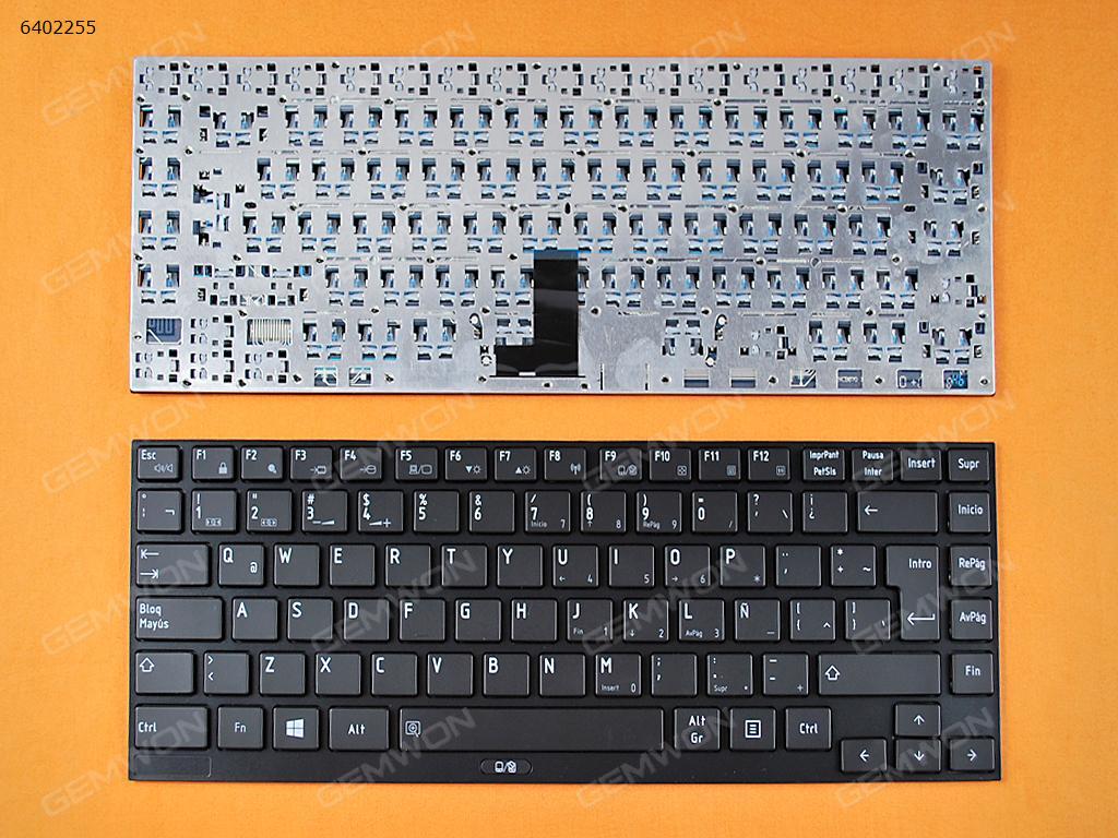 Picture of New Replacement Laptop Keyboard For TOSHIBA R700 BLACK FRAME BLACK(Win8) LA Layout