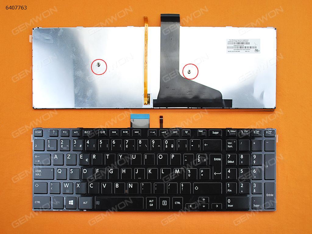 Picture of New Replacement Laptop Keyboard For TOSHIBA S50-A S50D-A S50DT-A S50T-A S55-A S55D-A S55DT-A S55T-A GLOSSY FRAME BLACK(Backlit,For Win8) FR Layout