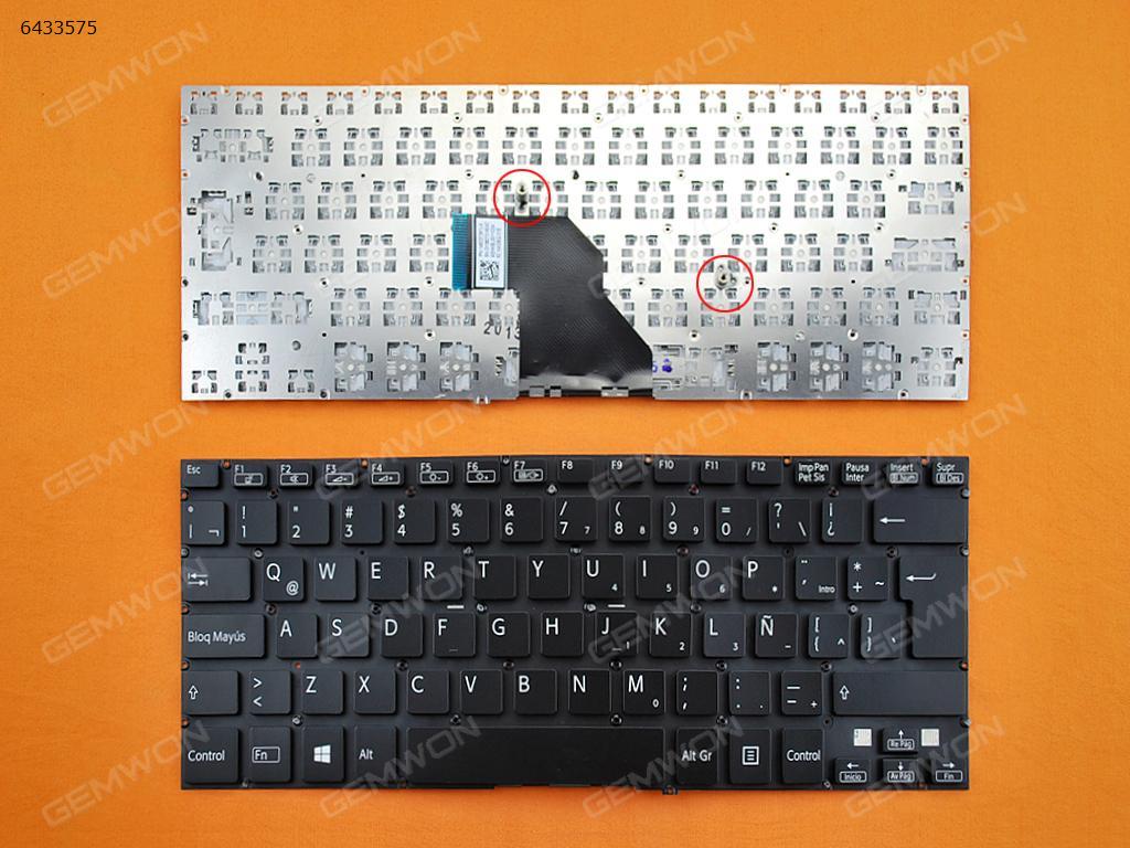 Picture of New Replacement Laptop Keyboard For SONY SVF 14 BLACK (Without FRAME,Without foil,Win8) LA Layout