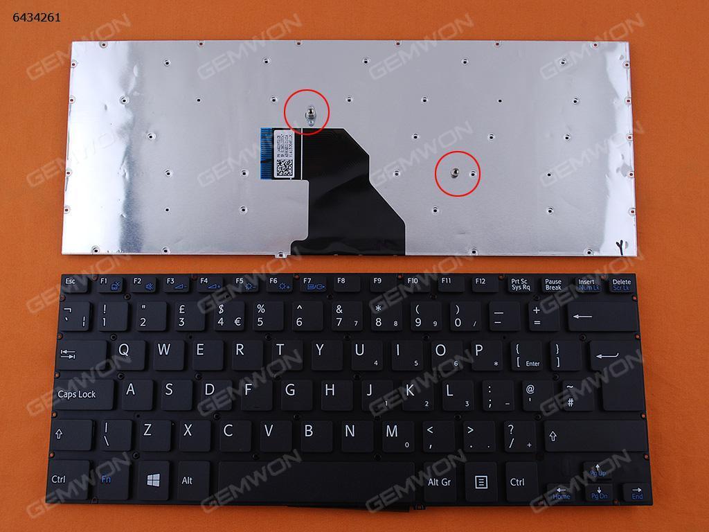 Picture of New Replacement Laptop Keyboard For SONY SVF 14 BLACK (Without FRAME,Win8) Uk Layout
