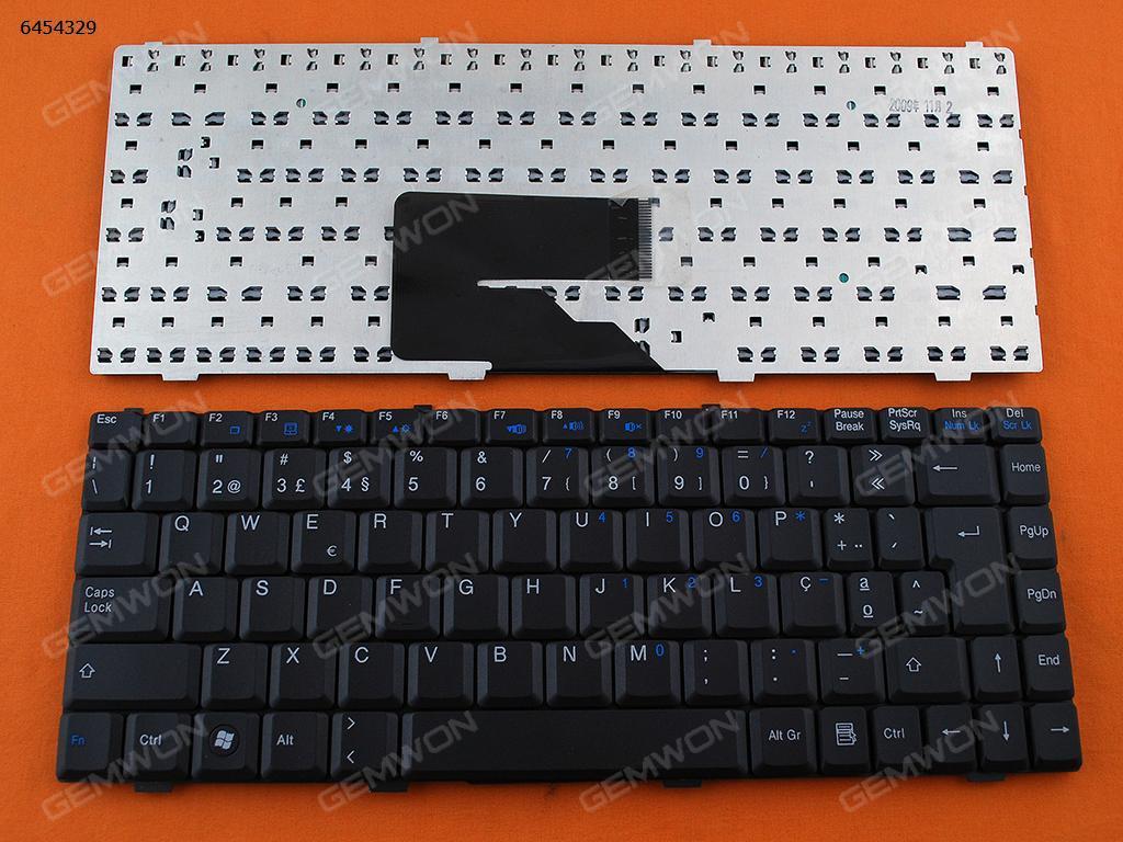 Picture of New Replacement Laptop Keyboard For FUJITSU Amilo V2030 Li1705/MSI Megabook S250 BLACK OEM PO Layout