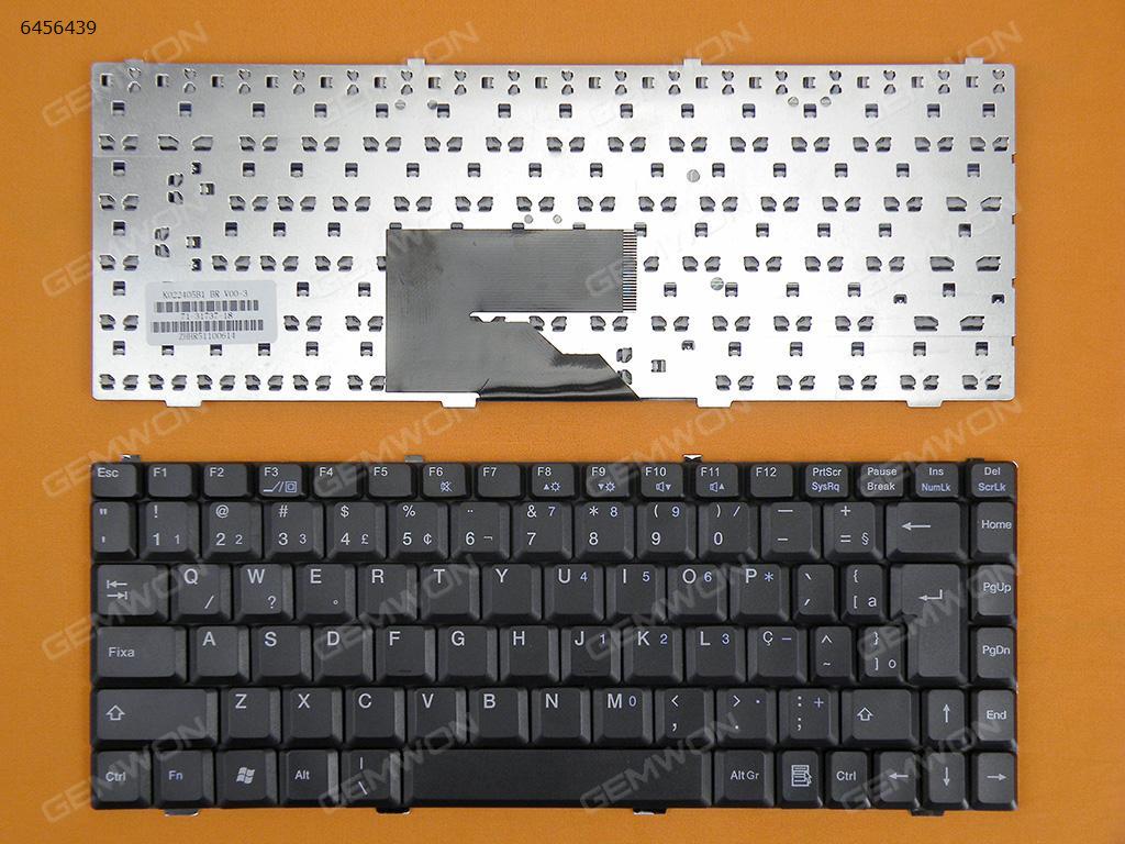 Picture of New Replacement Laptop Keyboard For FUJITSU Amilo V2030 V2033 V3515 Li1705/FOUNDER R511 H511/MSI S250 BLACK BR Layout