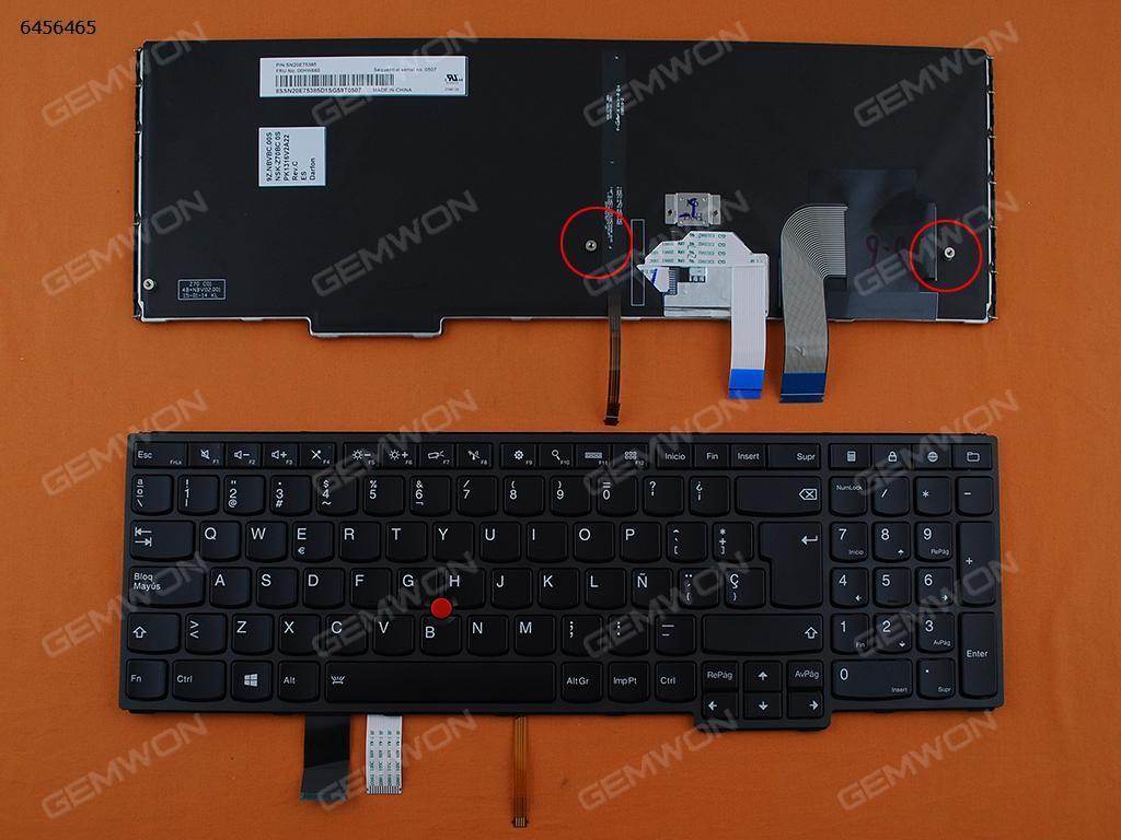 Picture of New Replacement Laptop Keyboard For LENOVO YOGA 15 BLACK  FRAME BLACK(Backlit,With Point,For Win8) SP Layout