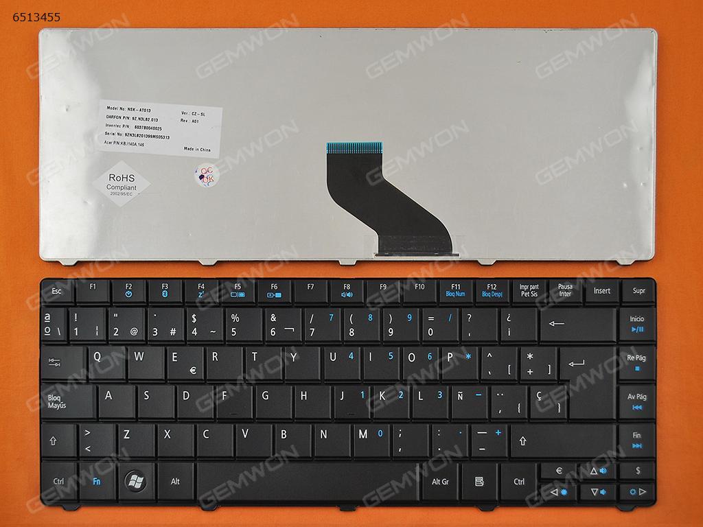 Picture of New Replacement Laptop Keyboard For ACER TM8371 TM8471 /ACER E1-471  BLACK SP Layout